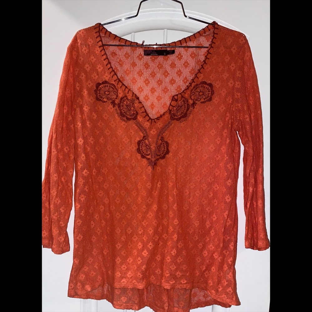 Long-Sleeve prAna blouse, size S